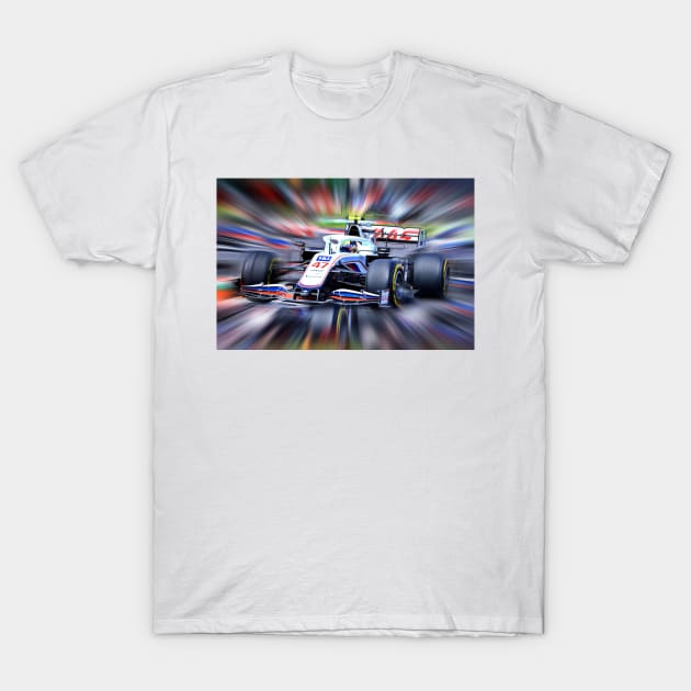 Mick Schumacher - Germany T-Shirt by DeVerviers